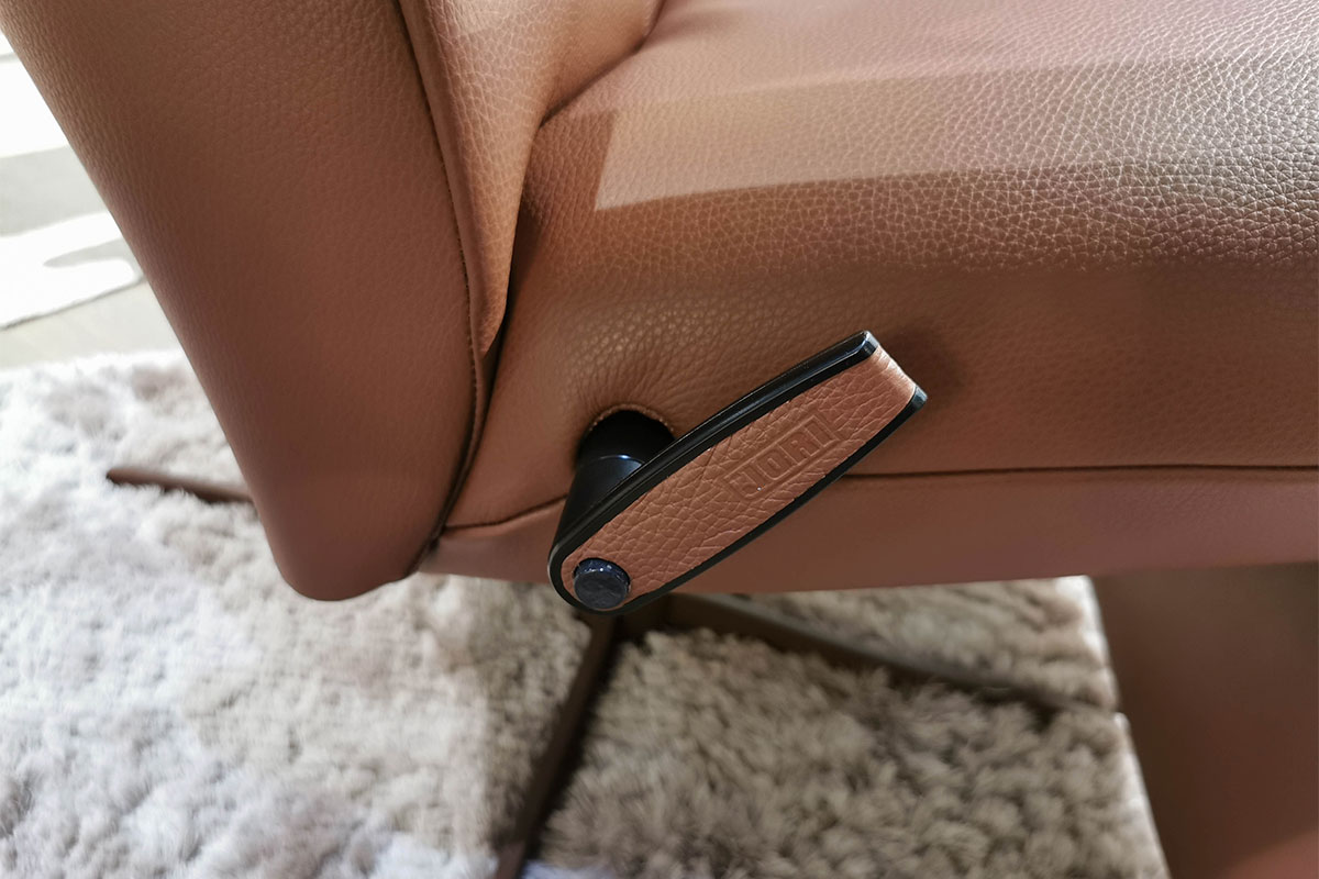 Relaxsessel Symphony mono-move medi Leder Celia Burgundy von Jori