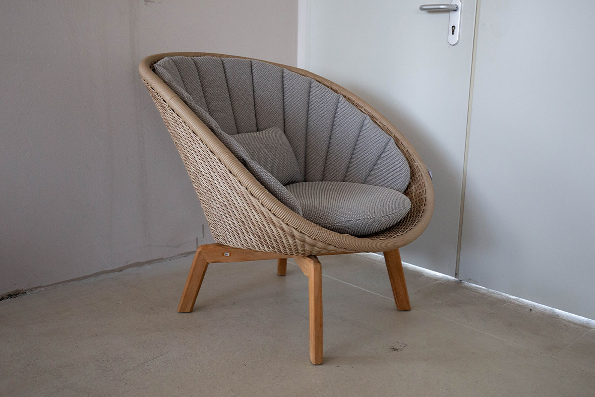 Outdoor-Loungesessel Peacock von Cane-line