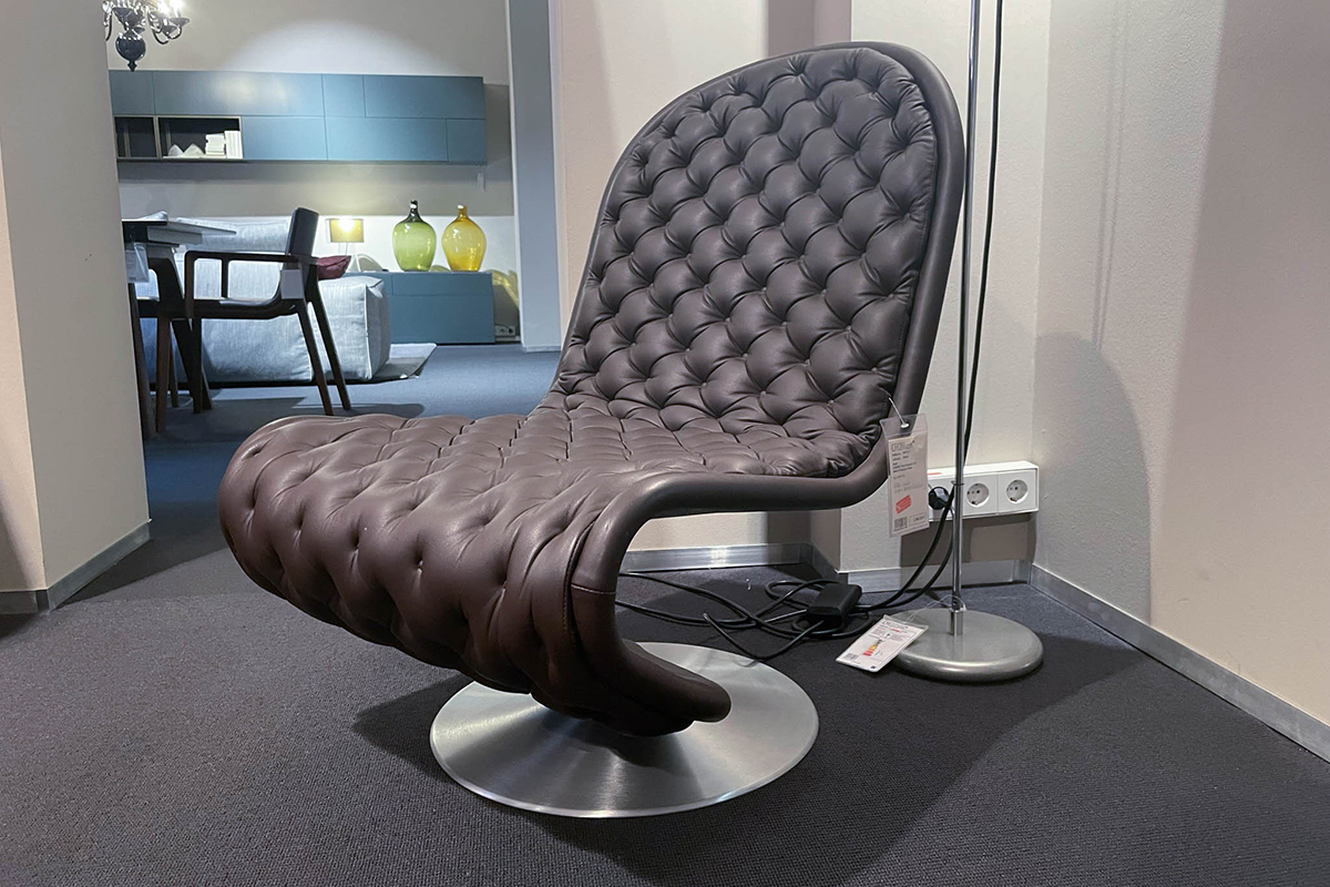 Ausstellungsstück: Verpan Stuhl Lounge Chair System 1-2-3 im Sale 