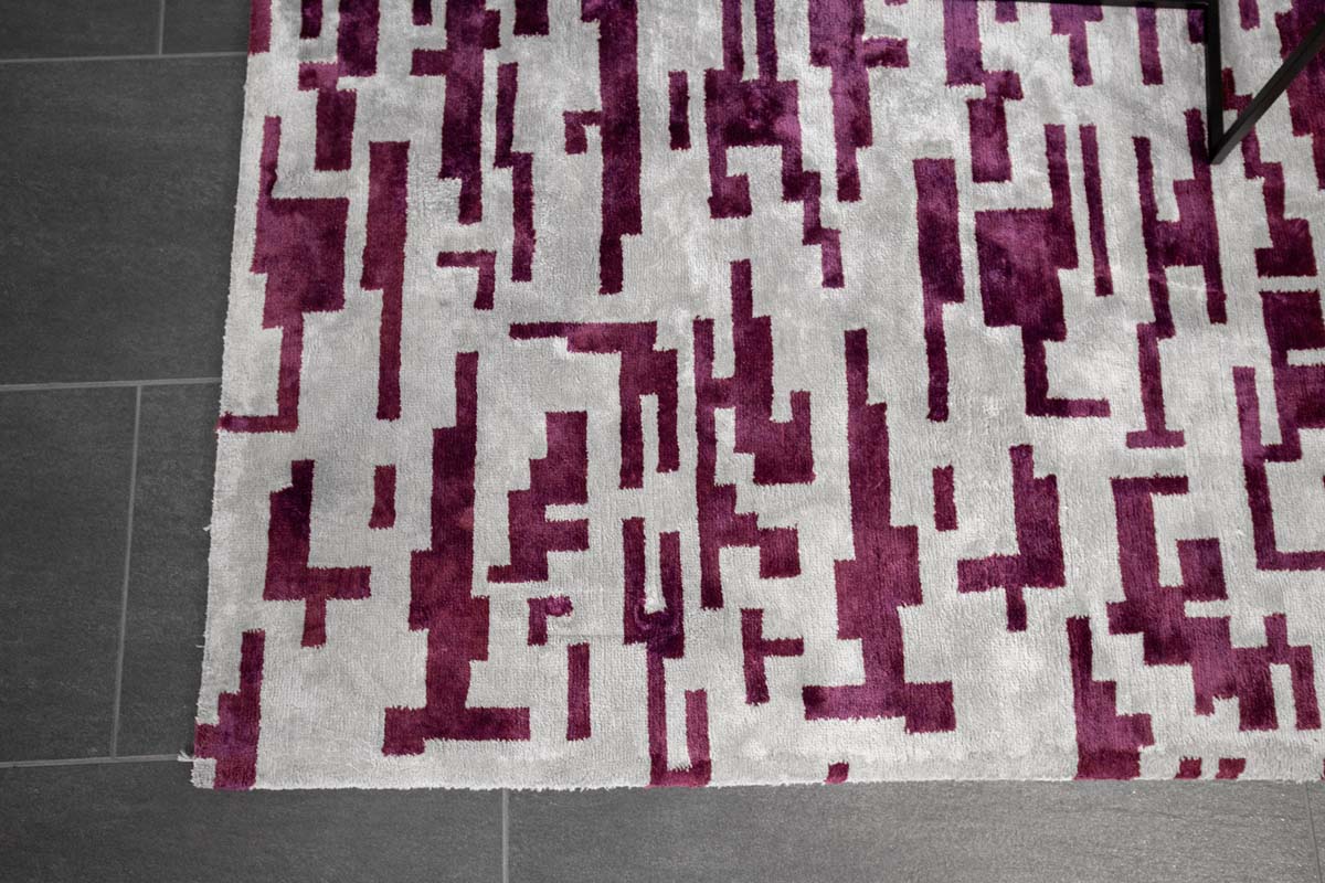 Teppich Bamboo 100 Tetris  von Domaniecki Carpetence