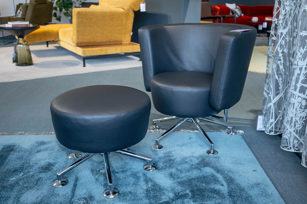 Sessel Circo inkl. Hocker von COR im Sale