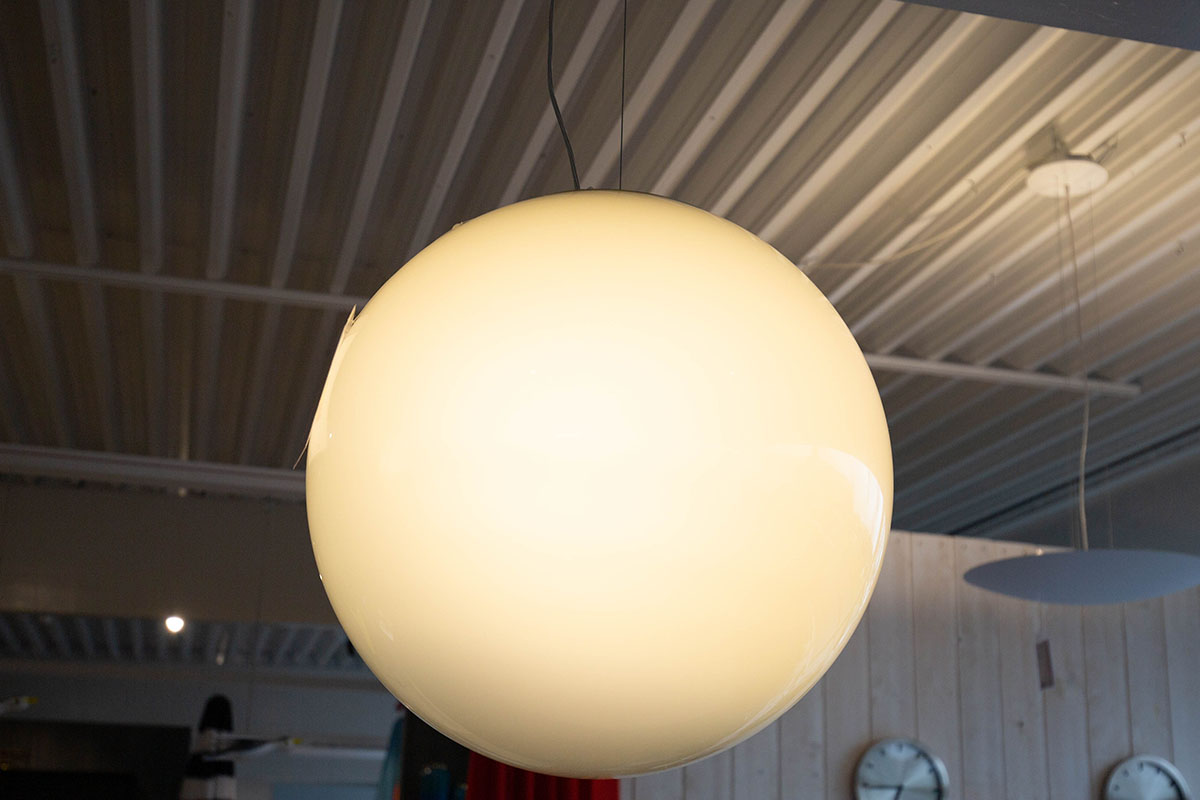 Ausstellungstück im Sale: LED-Pendelleuchte Smoke Ø 50 cm von Panzeri für 549 €