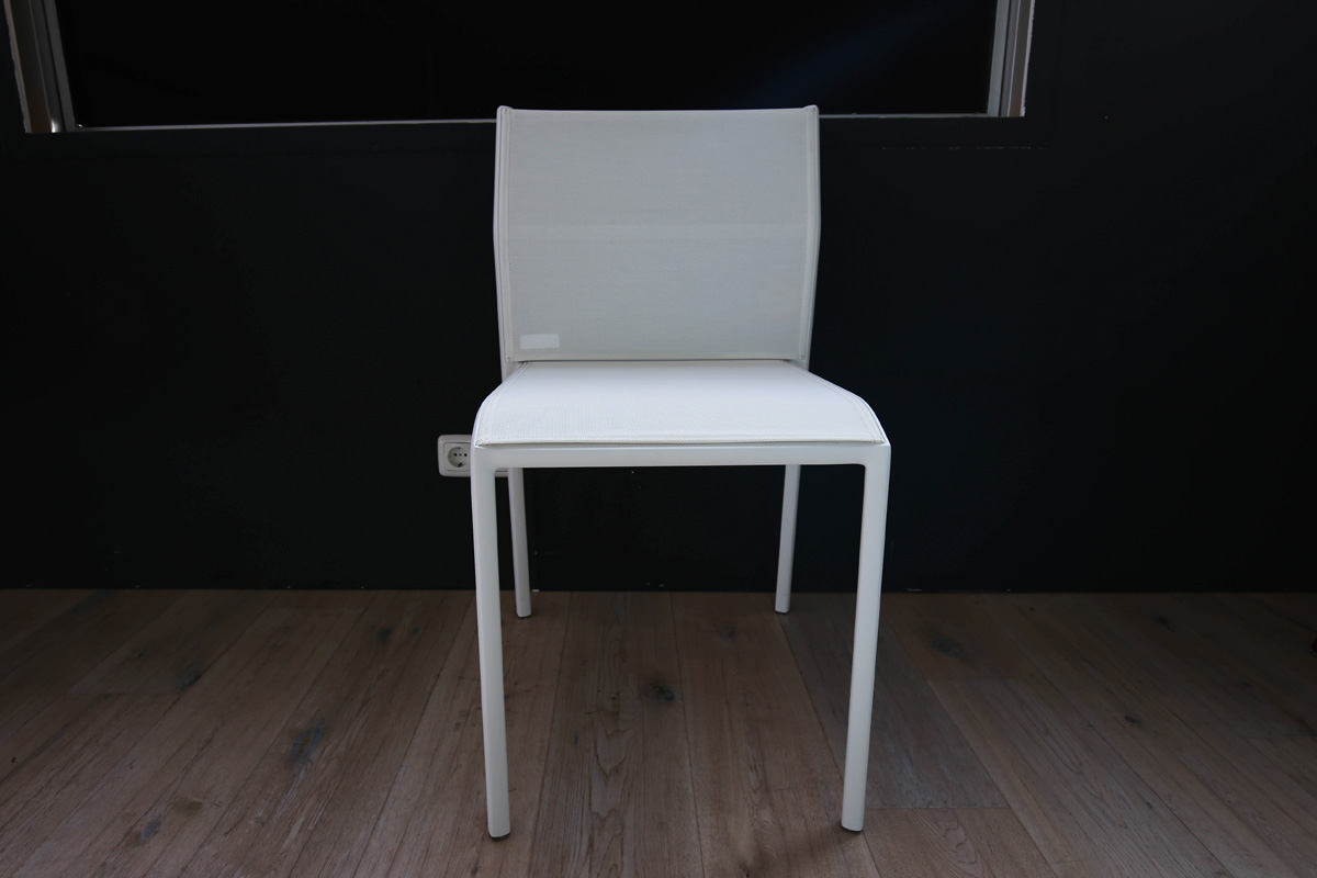 Outdoor-Stuhl Cadiz baumwollweiß von Fermob