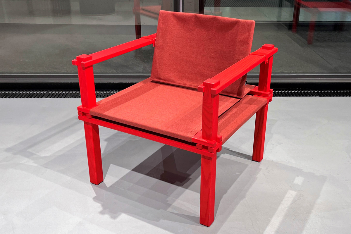 Ausstellungstück im Sale: Outdoor-Sessel Farmer rot von COR für 650 €