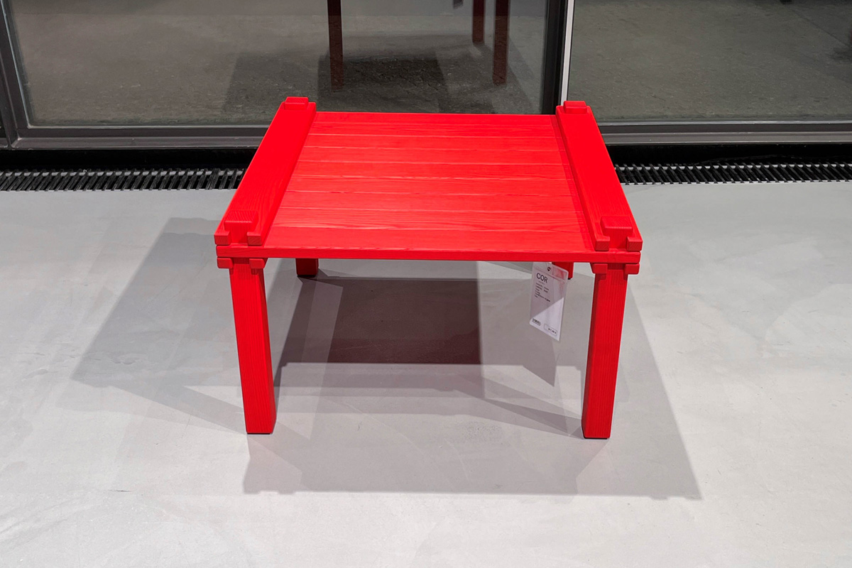 Ausstellungstück im Sale: Outdoor-Tisch Farmer rot von COR für 490 €